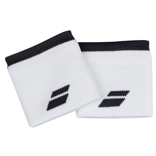 фото Напульсник babolat wristband logo x2 white/dark gray 5ua1261-1011