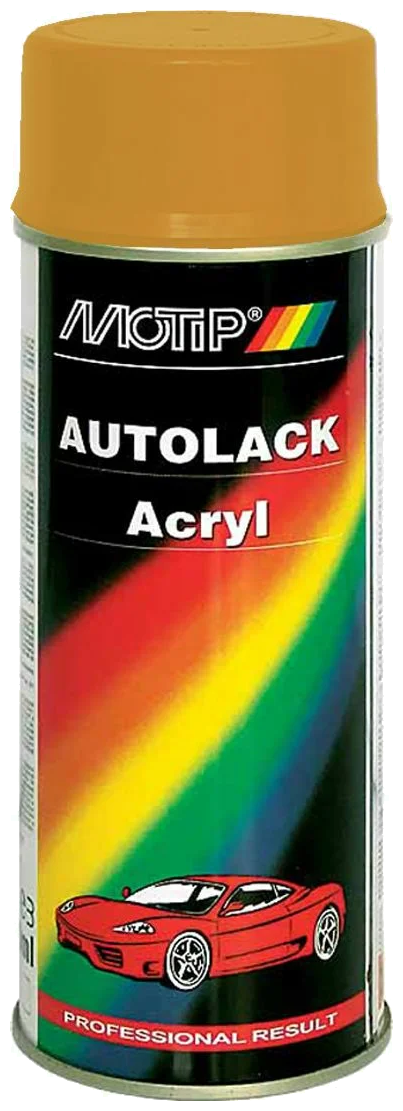 MOTIP аэрозольная автоэмаль Autolack Acryl металлик 234 медовый, металлик, 400 мл