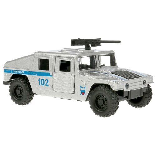 Модель машины Технопарк Hummer H1, Полиция, инерционная НUМVЕ-12РОL-SR модель машины технопарк армейский внедорожник инерционная свет звук нuмvе 12slмil gn