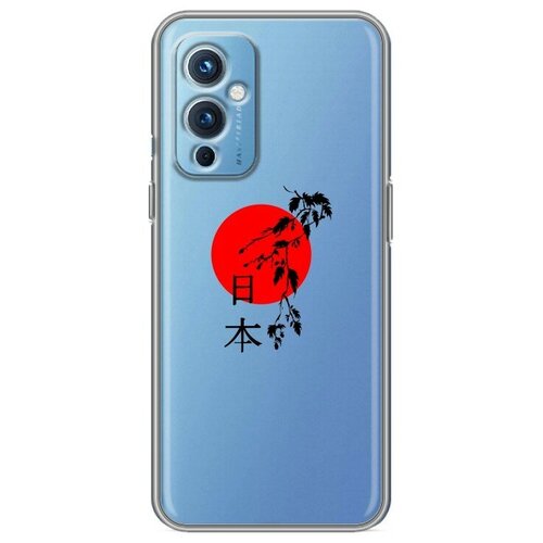 Полупрозрачный дизайнерский силиконовый чехол для OnePlus 9 Прозрачная япония