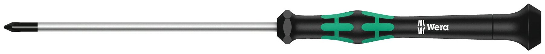 Отвертка крестовая Phillips WERA Kraftform Micro 2050 PH для электроники, PH 1 / 60 мм, 118023