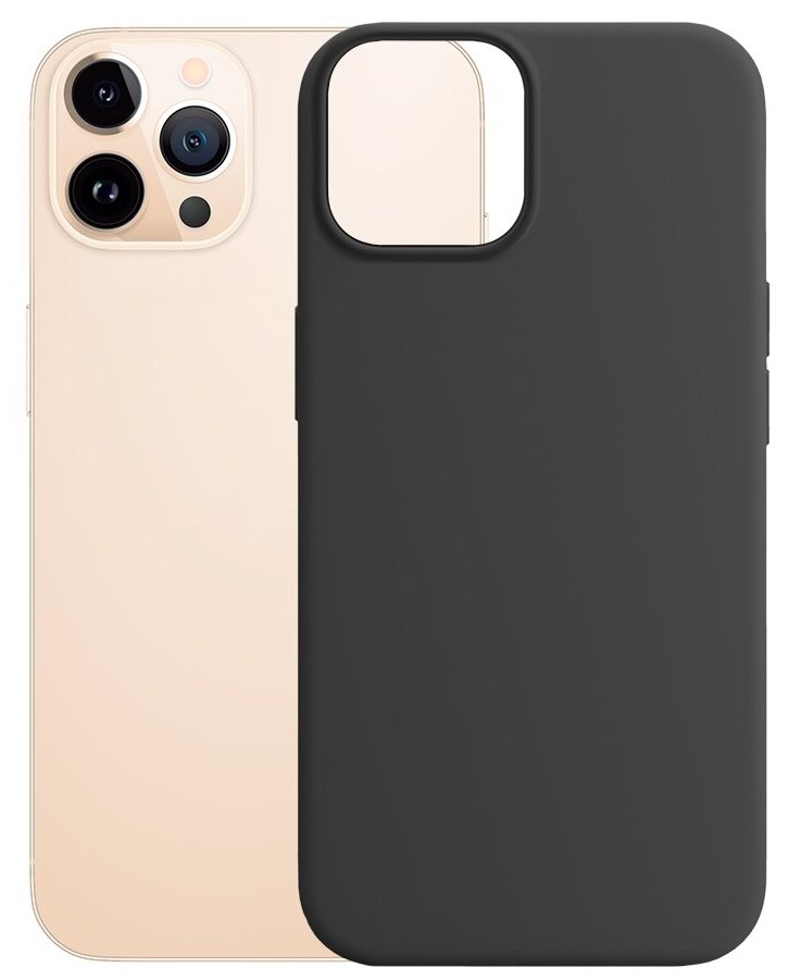 Чехол Devia Nature Magnetic Case для iPhone 13 Pro - Black, Чёрный - фото №1