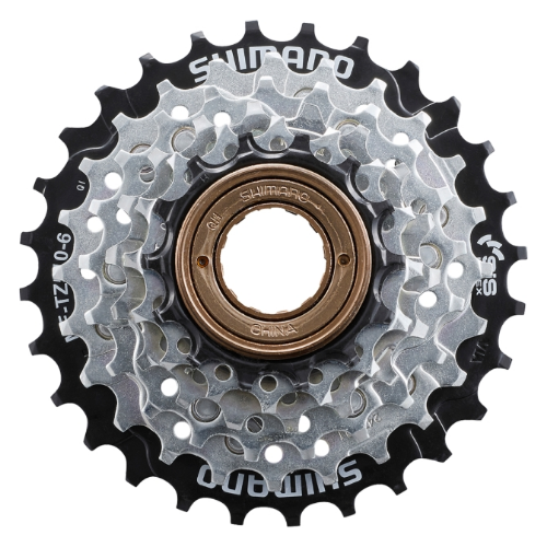 трещотка shimano mf tz510 6 серебристый черный Трещотка SHIMANO MF-TZ510-6 серебристый/черный