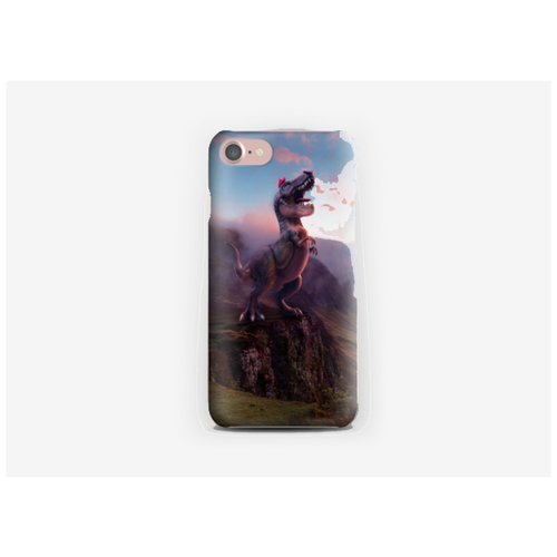 фото Силиконовый чехол динозавр на apple iphone 7 plus/ айфон 7 плюс xcase
