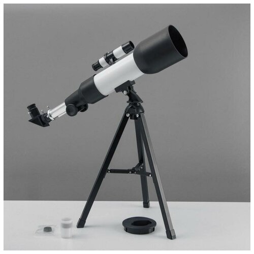 Телескоп настольный 90 кратного увеличения, бело-черный корпус (1 шт.)