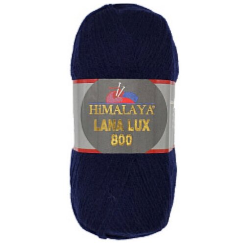 Пряжа HiMALAYA Lana Lux 800 / 74626 синий пряжа himalaya lana lux 800 74622 морская волна