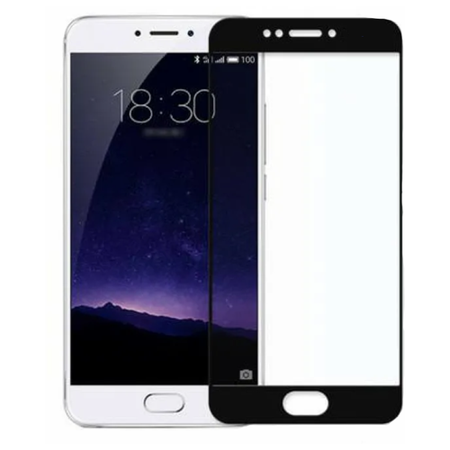 Защитное стекло на Meizu Pro 6, 3D Fiber, черный