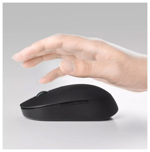 Xiaomi Беспроводная бесшумная мышь с двойным подключением Xiaomi Mi Mouse Silent Edition Dual Mode Белый WXSMSBMW02