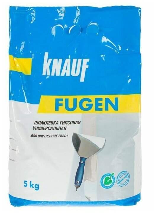 Картинки Шпаклевка универсальная гипсовая KNAUF Фуген 5 кг