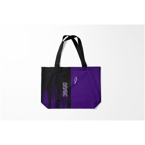 фото Сумка-шоппер / 46х35 см / рок / ac/dc burnettie