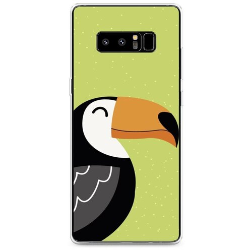 фото Силиконовый чехол "радостный тукан" на samsung galaxy note 8 / самсунг галакси нот 8 case place