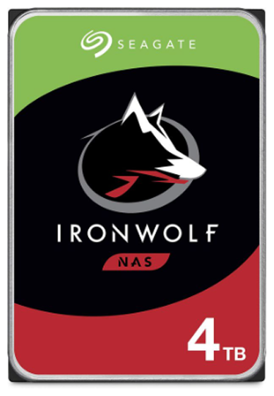 Жесткий диск 3.5" Seagate IronWolf 4 ТБ, SATA III, 256 Mb, 5400 rpm (ST4000VN006)