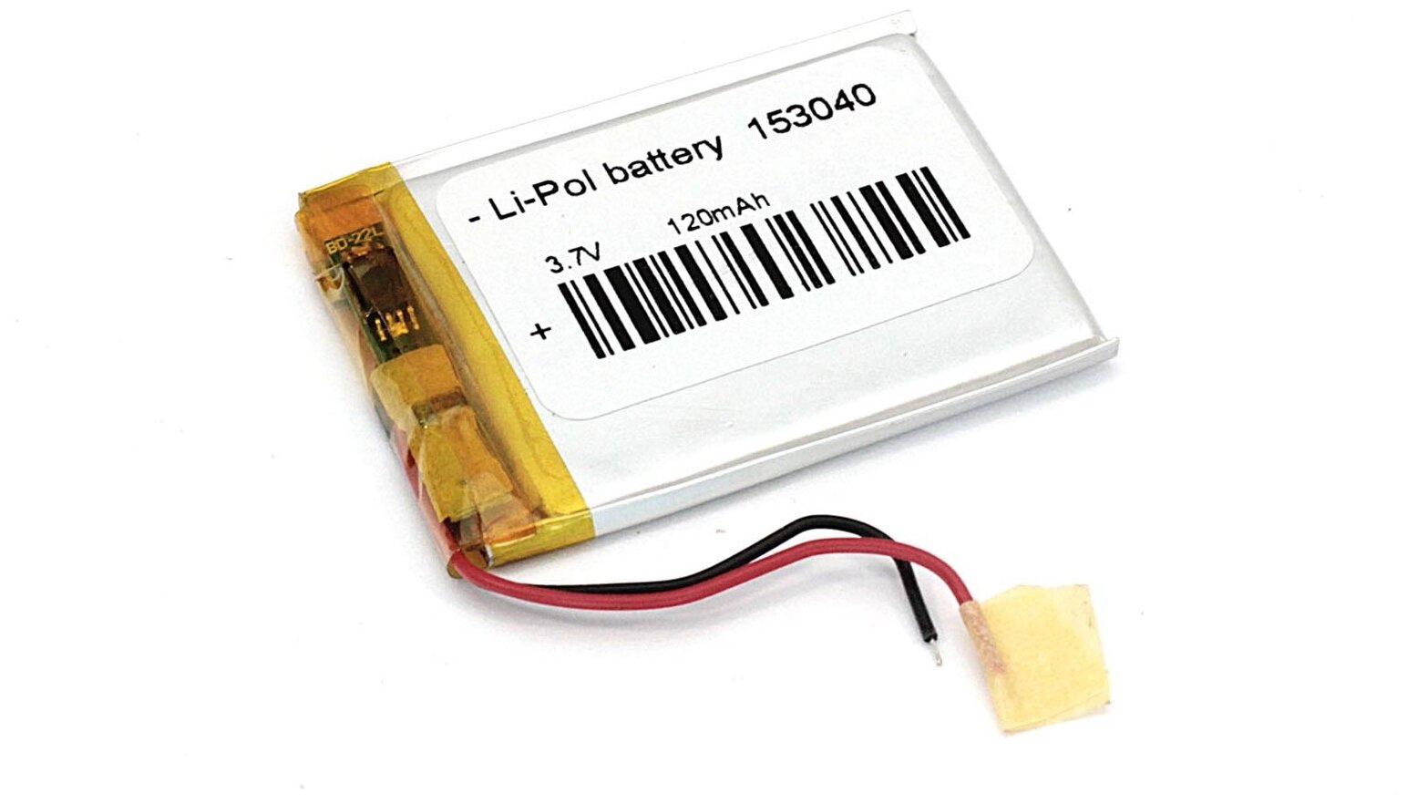 Аккумулятор Li-Pol (батарея) 2*30*40мм 2pin 3.7V/120mAh