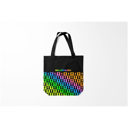 фото Сумка-шоппер / 40х40 см / разная музыка / billie eilish билли айлиш z burnettie