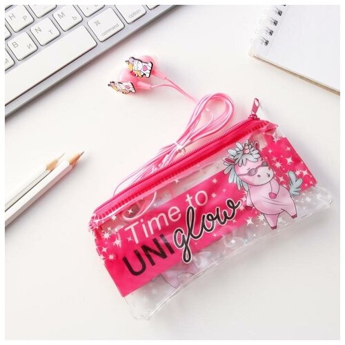 Наушники в косметичке Единорог модель W-44 15 х 7 см Like me 6854886 69900₽