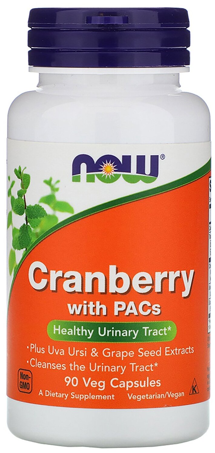 Капсулы NOW Cranberry with PACs