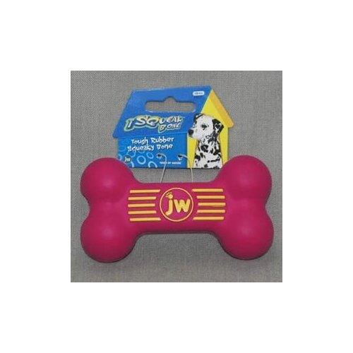 JW Игрушка для собак JW, iSqueak Bone Sm, Косточка с пищалкой, каучук, маленькая, 25*114*121мм, 2 шт.