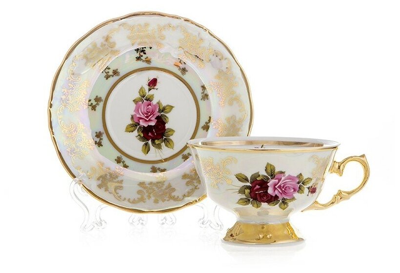 фото Набор для чая «Роза» на 6 перс. 12 пред. (Carlsbad)