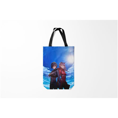 фото Сумка-шоппер / 31х42 см / аниме / darling in the franxx ноль два небо burnettie