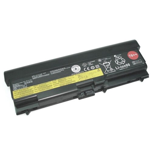 Аккумуляторная батарея для ноутбука Lenovo ThinkPad L430 (70++, 55++) 11.1V 94Wh черная аккумулятор для lenovo thinkpad l430 l530 t430 t530 5200mah