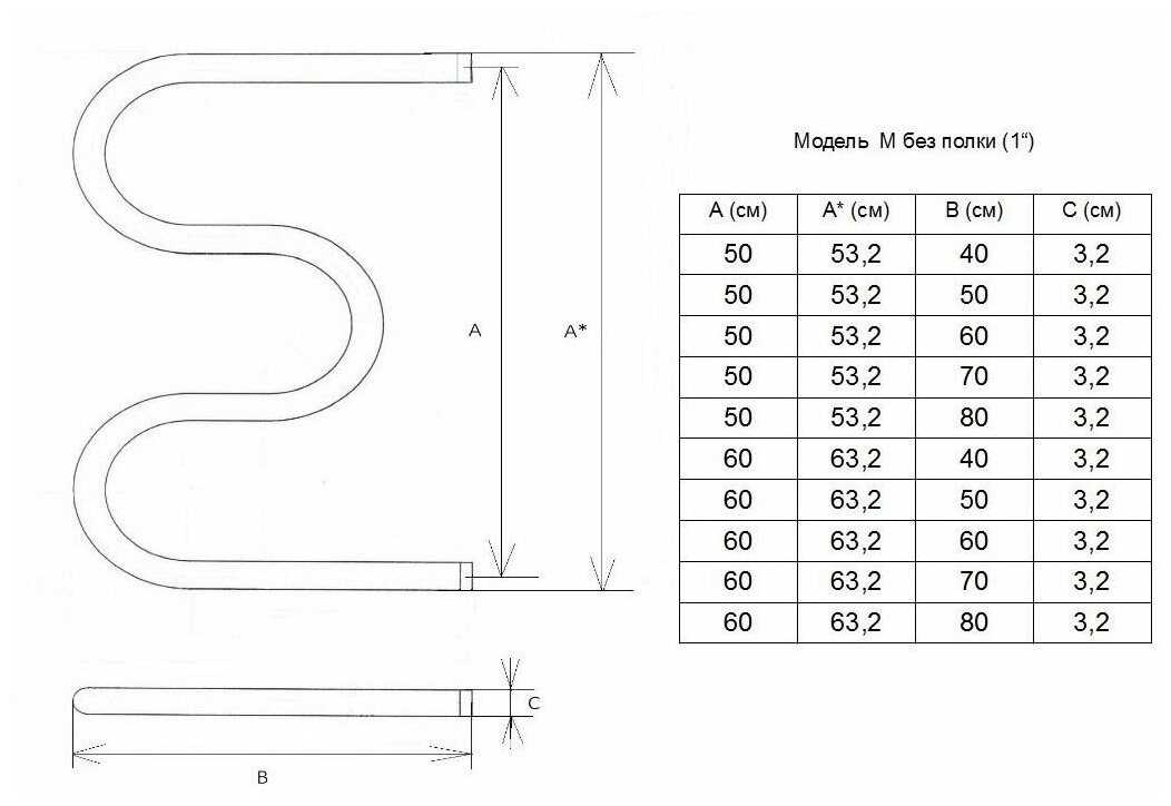 Полотенцесушитель Двин M 50*50 1" оцинковка - фотография № 5