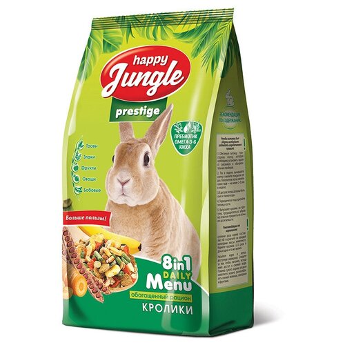Корм Happy Jungle Престиж для кроликов (500 г) happy jungle престиж для кроликов 500 гр х 2 шт