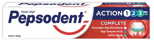 Зубная паста Pepsodent Action 1,2,3 Original, 190 мл