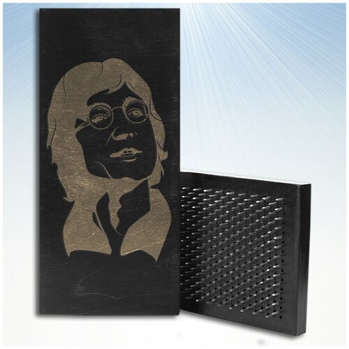 фото Доска садху / доска с гвоздями / доска для йоги / джон леннон - 331 / шаг 10мм сила души и тела