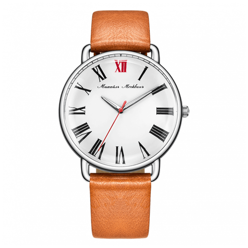Наручные часы Mikhail Moskvin, оранжевый, серебряный