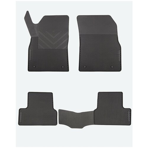 Коврики Avtodriver EVA резиновые соты с бортом для Chevrolet Cruze 2009, Opel Astra J 2009