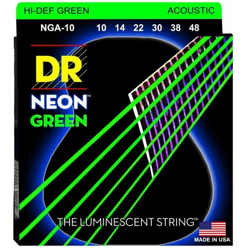 Струны для акустической гитары DR String NGA-10