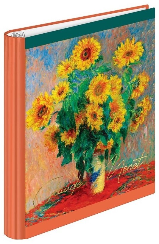 Тетрадь на кольцах 120л, А5 ArtSpace "Живопись. Claude Monet" (клетка, глянцевая ламинация, обложка 7Бц) (ТК120_39533)