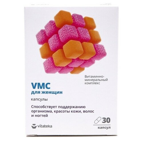 Витаминно-минеральный комплекс для женщин Витатека VMC 30 капсул по 0.817 г