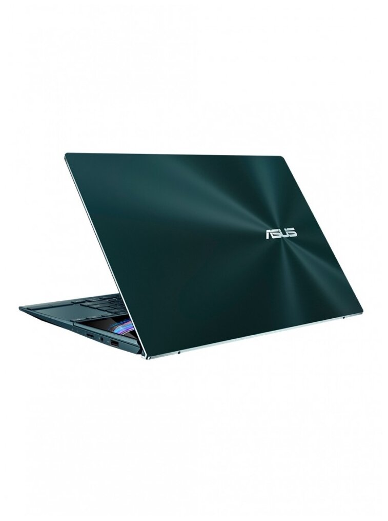 Ноутбук ASUS Zenbook Duo UX482EG i7-1165G7 16Gb SSD 1Tb NVIDIA MX450 2Gb 14 FHD IPS TS Cam 70Втч Win10 Синий UX482EG-HY262T 90NB0S51-M06330