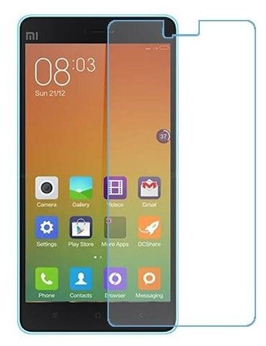 Xiaomi Mi 4c защитный экран из нано стекла 9H одна штука