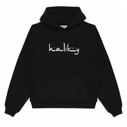 фото Худи женское black arabic logo hoodie l haliky