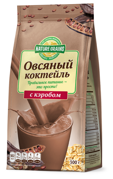 Коктейль овсяный с кэробом (Компас здоровья), 300 г