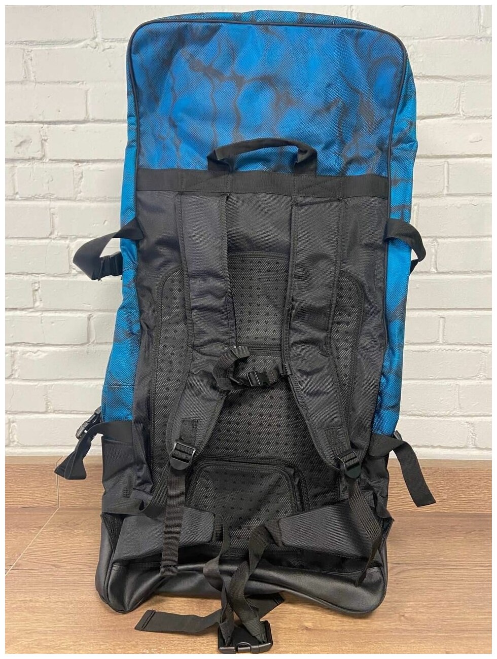 Сумка-рюкзак на колесах Aqua Marina Premium Luggage Bag 90L (Синий) - фотография № 2