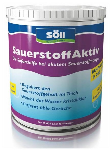 Sauerstoff-Aktiv 1,0 кг (на 10 м³) Для обогащения воды кислородом