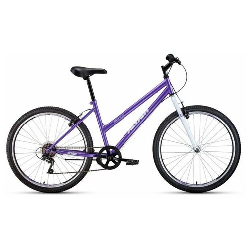 фото Велосипед altair mtb ht 26 low (2021) фиолетовый-белый 15" (требует финальной сборки)