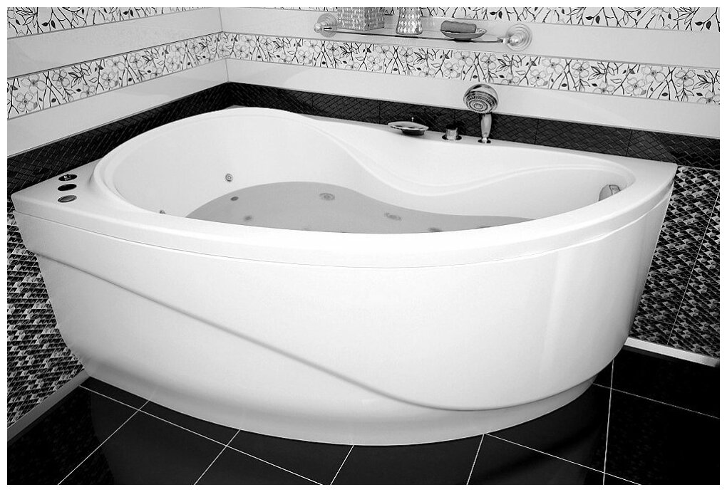 Акриловая ванна Aquanet Maldiva 150x90 L (с каркасом) - фотография № 3