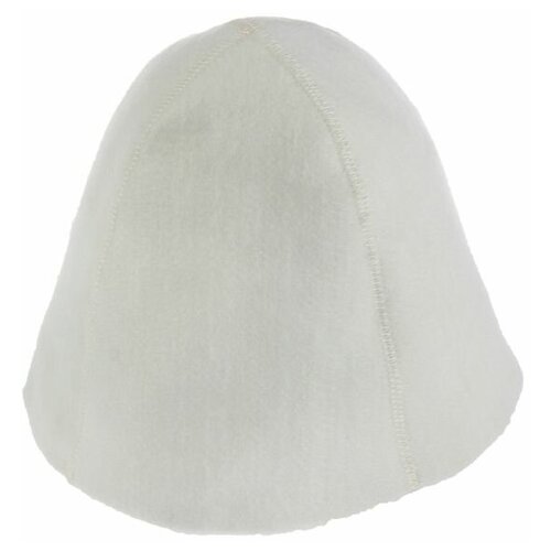 Шапка для бани Классическая, белая шапка для бани и сауны классическая белая