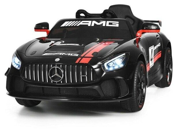 Электромобиль Crazy Car Mercedes GT4 AMG (SX1918S), Черный глянец