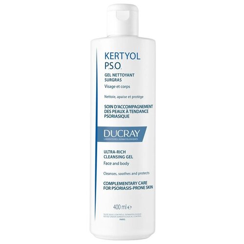 DUCRAY KERTYOL P.S.O. Ultra-Rich Cleansing Gel - Cверхпитательный очищающий гель 400 мл