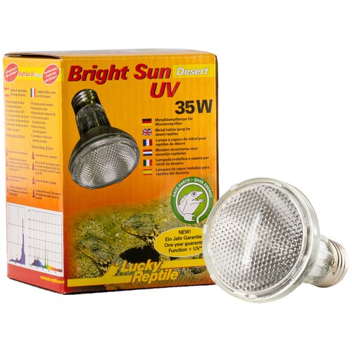 Лампа лампа металлогалогенная Lucky Reptile Bright Sun UV Desert (BSD-35) , 35 Вт