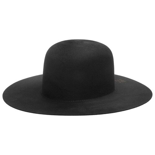 фото Шляпа федора bailey, шерсть, подкладка, размер 57, черный
