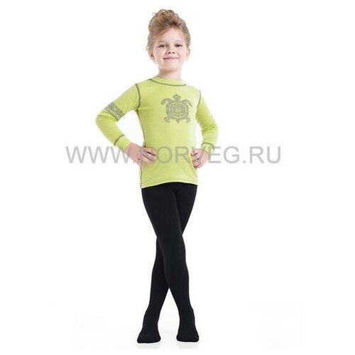 фото Термобелье детское колготки norveg soft merino wool, черный 11su / 122-128