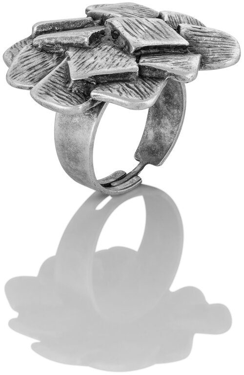 Кольцо Lattrice di base, серебряный