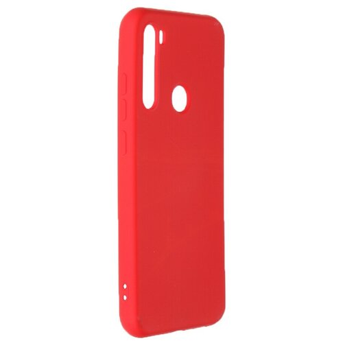 фото Чехол krutoff для xiaomi redmi note 8 silicone red 12520