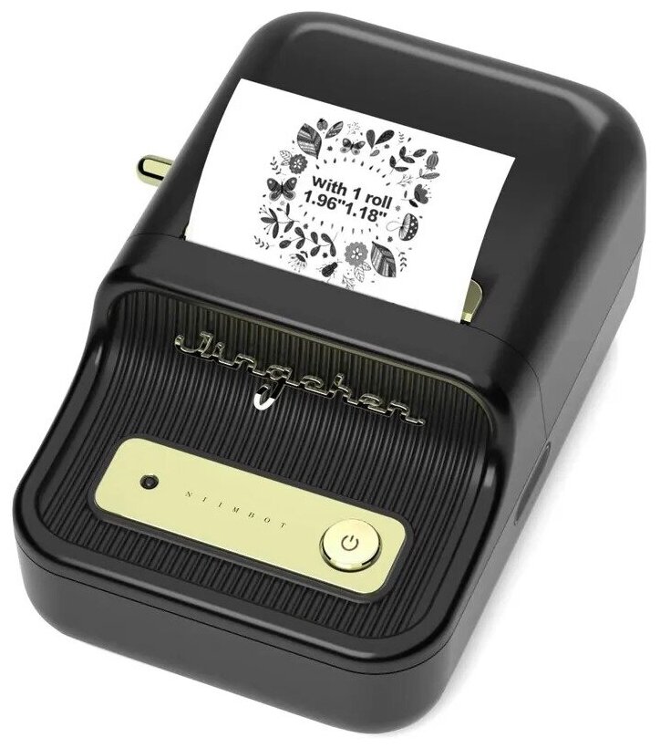 NIIMBOT-B21 Портативный карманный принтер для чеков/наклеек/термоэтикеток +термобумага 50*30